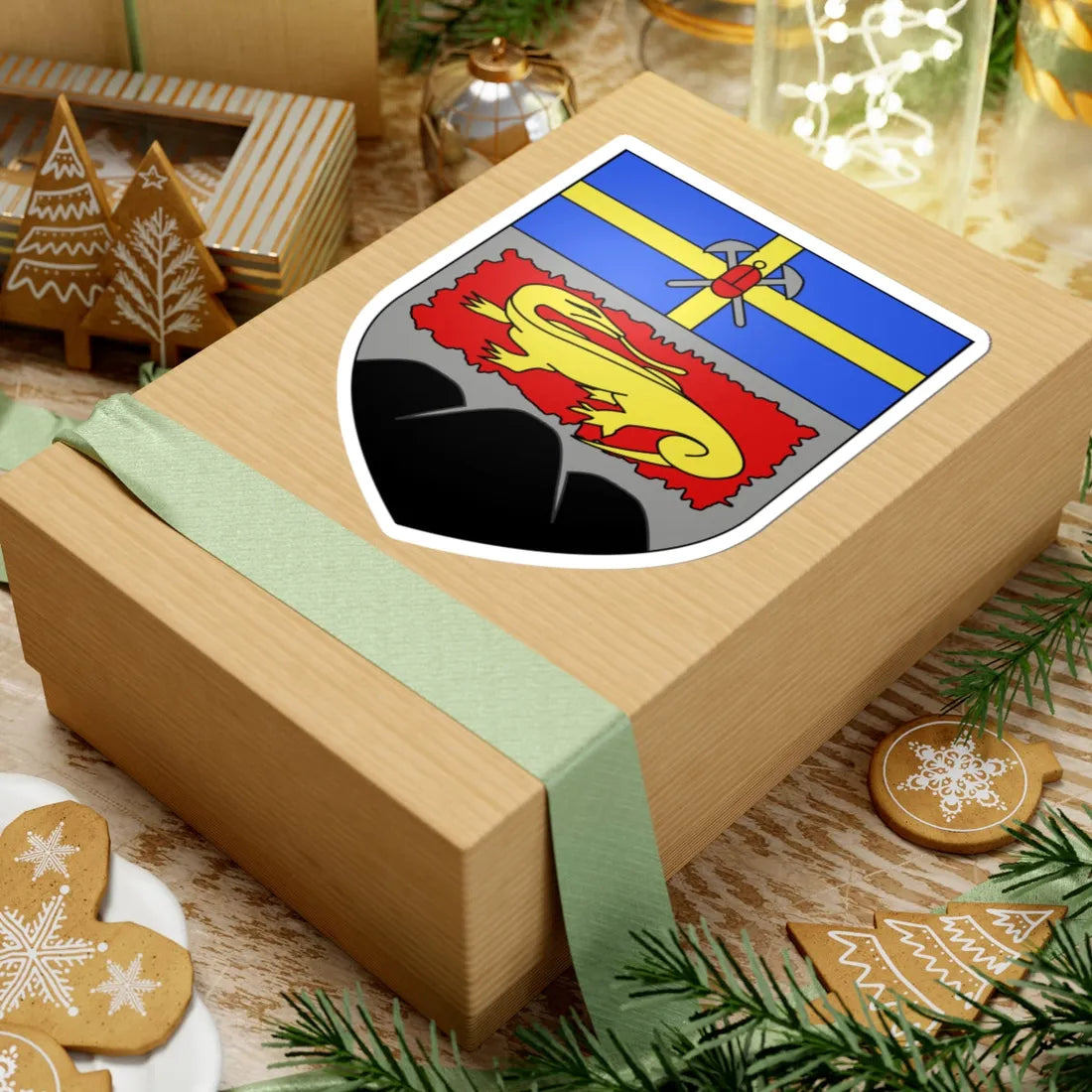 Blason ville ca Thetford Mines Québec (Canada) (Coat of Arms) STICKER Vinyl Kiss-Cut Decal - The Sticker Space