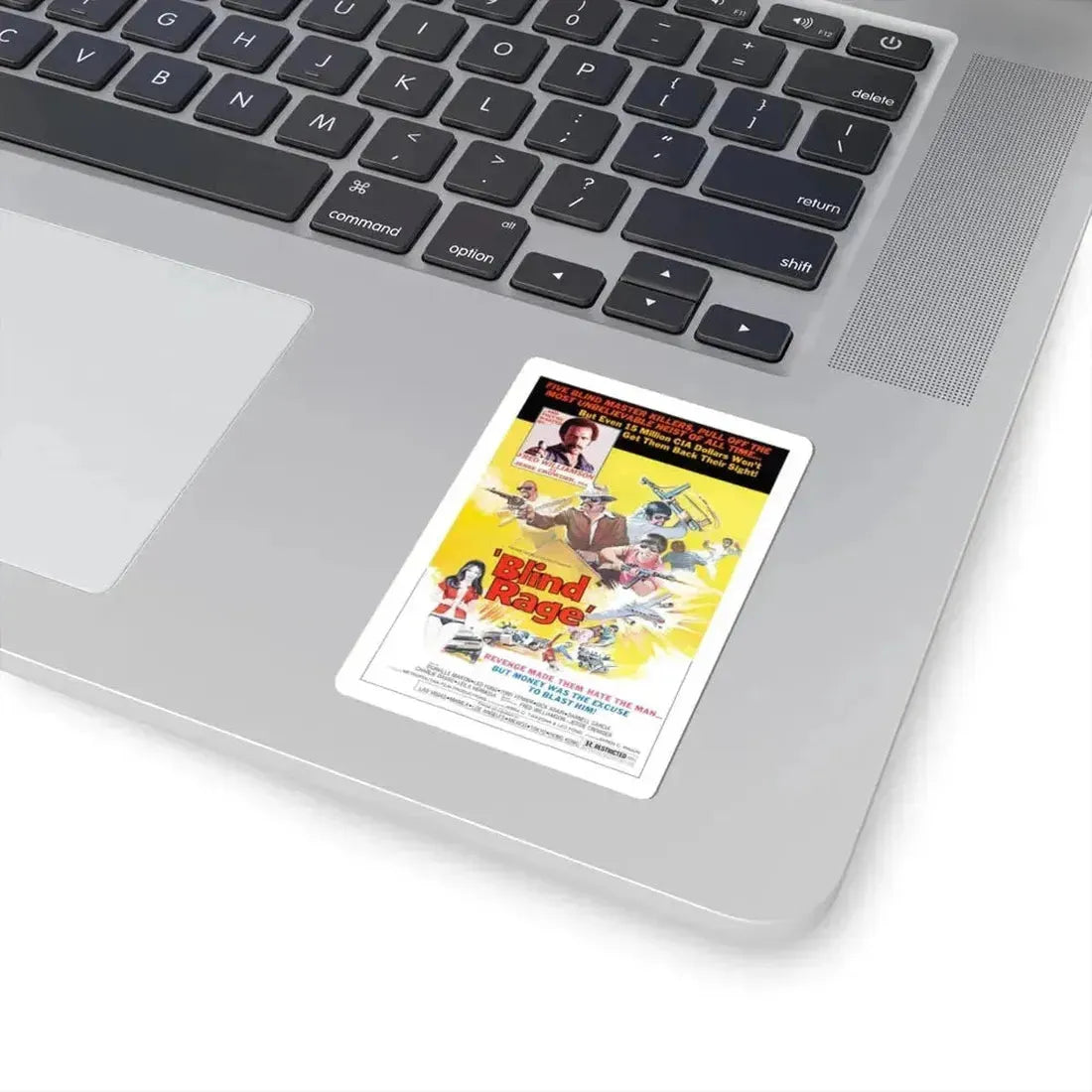 BLIND RAGE 1976 Movie Poster - STICKER Vinyl Kiss-Cut Decal - The Sticker Space