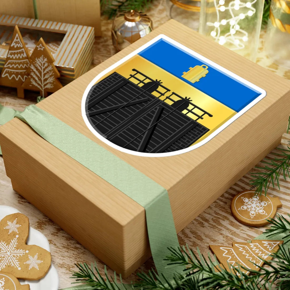 Blokzijl wapen (Netherlands) (Coat of Arms) STICKER Vinyl Kiss-Cut Decal - The Sticker Space