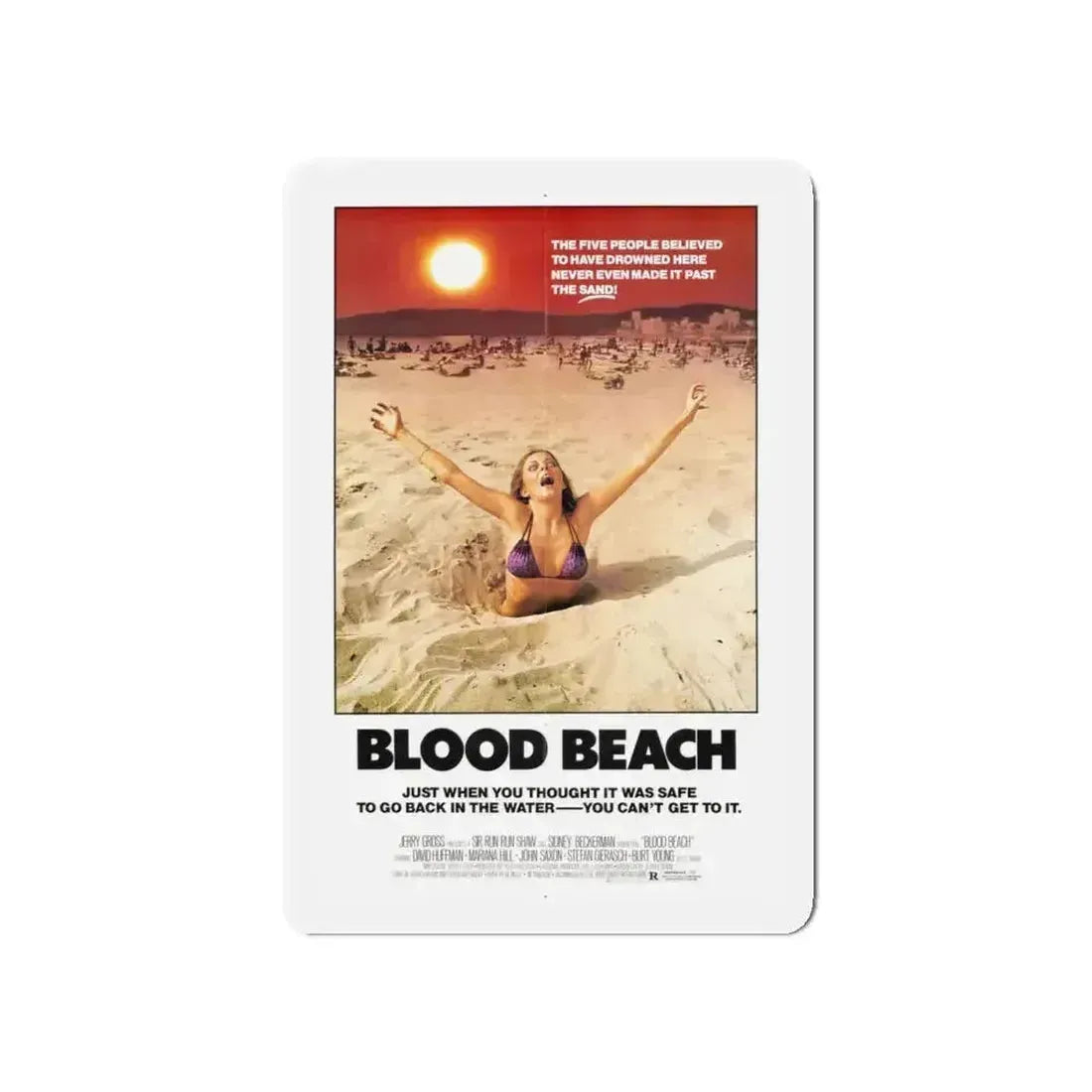 BLOOD BEACH 1981 Movie Poster - Refrigerator Magnet - The Sticker Space