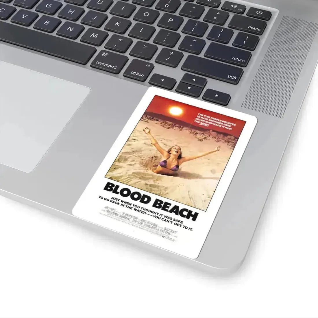 Blood Beach 1981 Movie Poster - STICKER Vinyl Kiss-Cut Decal - The Sticker Space