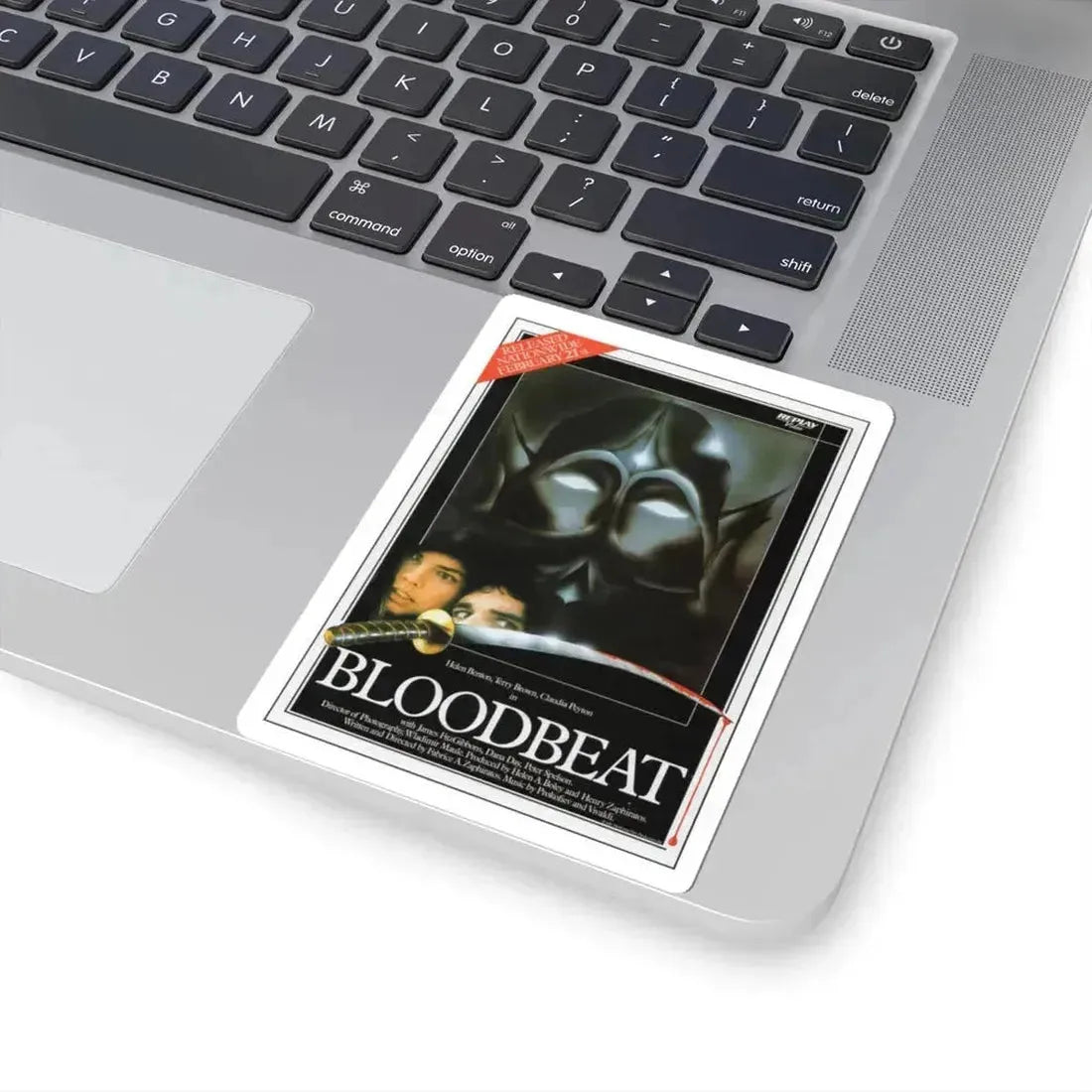 BLOODBEAT 1983 Movie Poster - STICKER Vinyl Kiss-Cut Decal - The Sticker Space