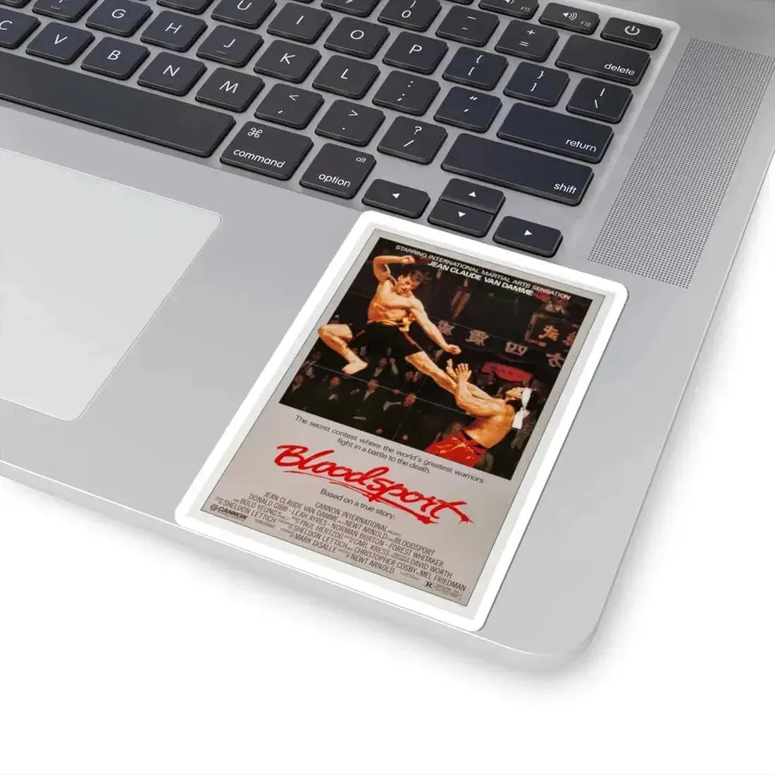 Bloodsport 1988 Movie Poster - STICKER Vinyl Kiss-Cut Decal - The Sticker Space