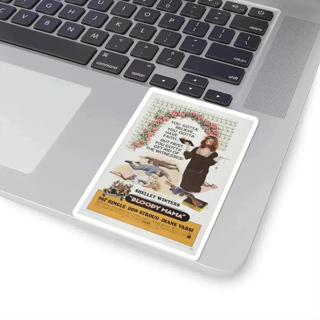 Bloody Mama 1970 Movie Poster - STICKER Vinyl Kiss-Cut Decal - The Sticker Space