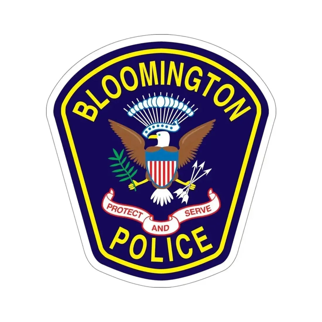 Bloomington Police Department Clinton Utah STICKER Vinyl Die-Cut Decal - The Sticker Space