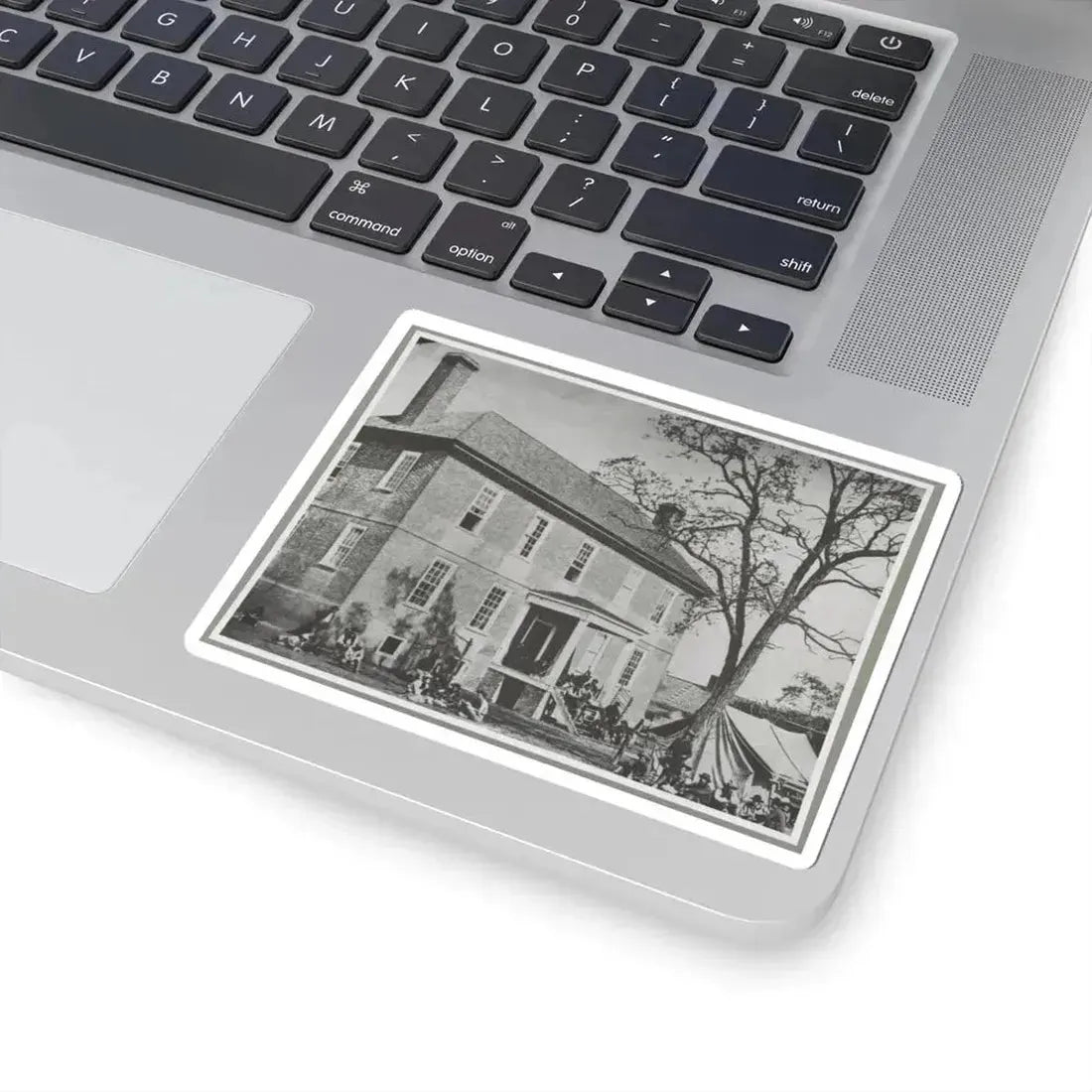 Bolling House Originally Named Mitchell's (Later Bull Hill ), Possibly Located in Hopewell, Va. 001(2) (U.S. Civil War) STICKER Vinyl Kiss-Cut Decal - The Sticker Space