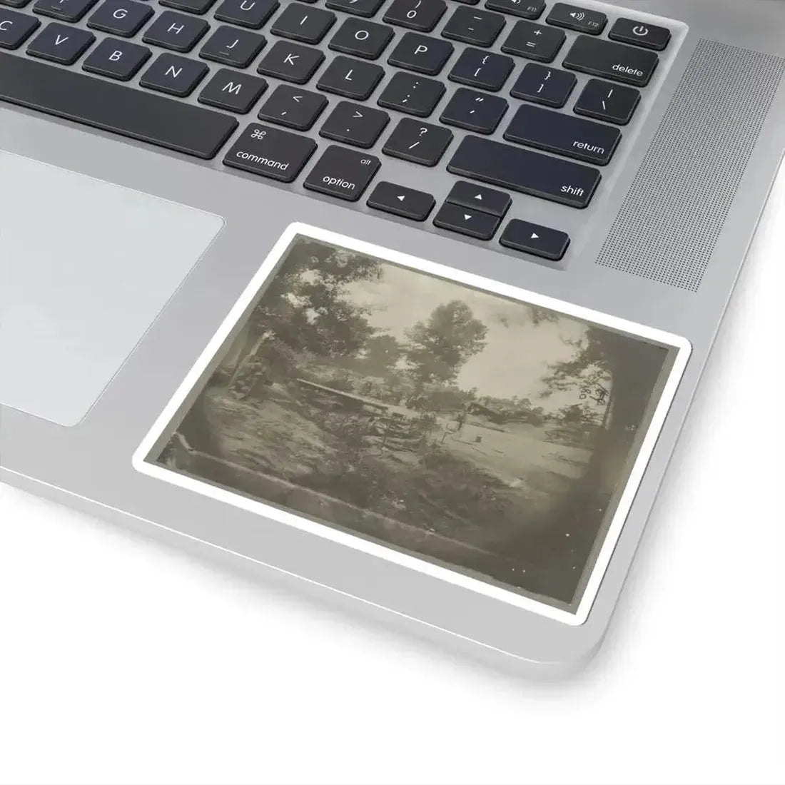 Bomb-Proof Quarters on the Lines in Front of Petersburg, Va. Aug. 1864 (U.S. Civil War) STICKER Vinyl Kiss-Cut Decal - The Sticker Space