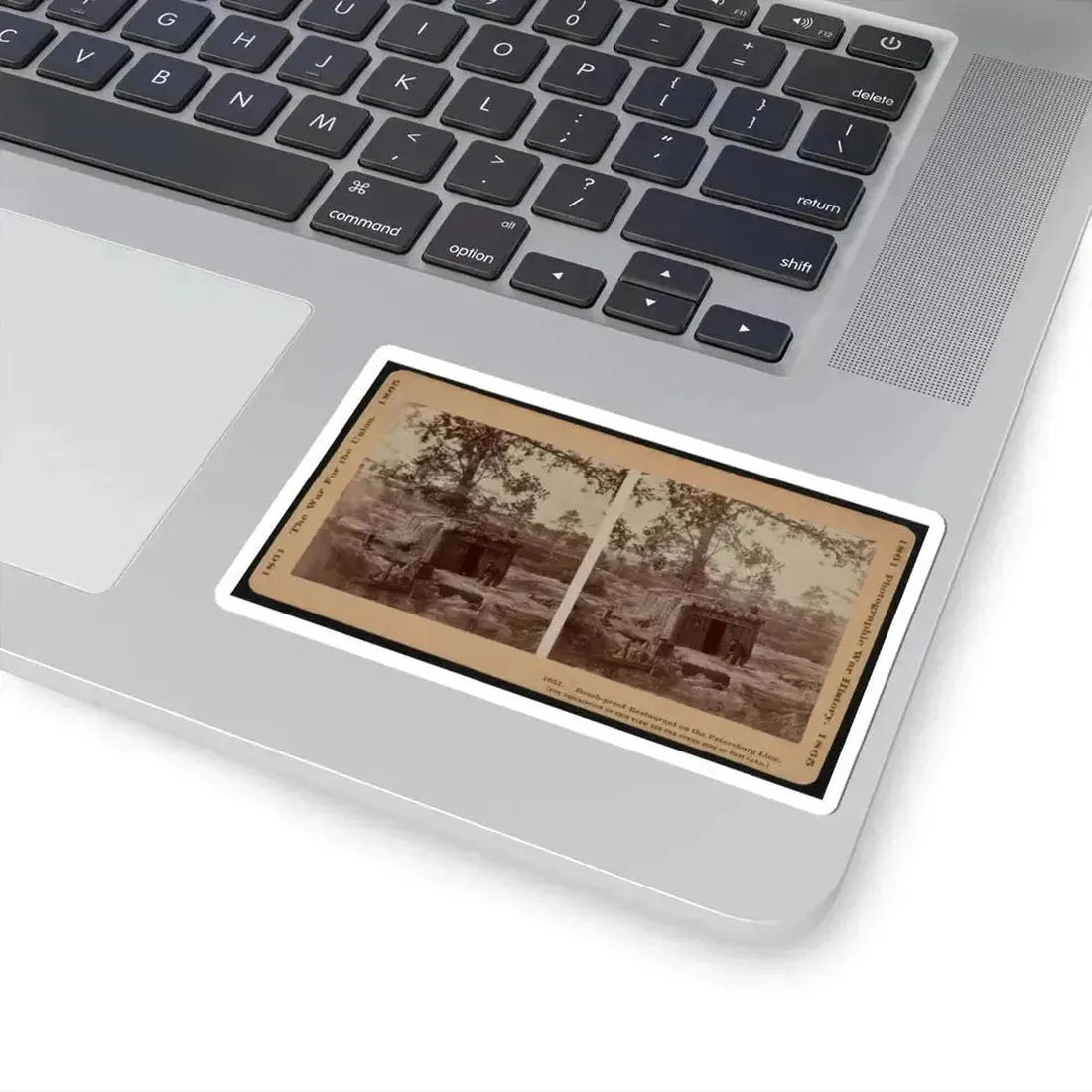 Bomb-Proof Restaurant on the Petersburg Line 001 (U.S. Civil War) STICKER Vinyl Kiss-Cut Decal - The Sticker Space