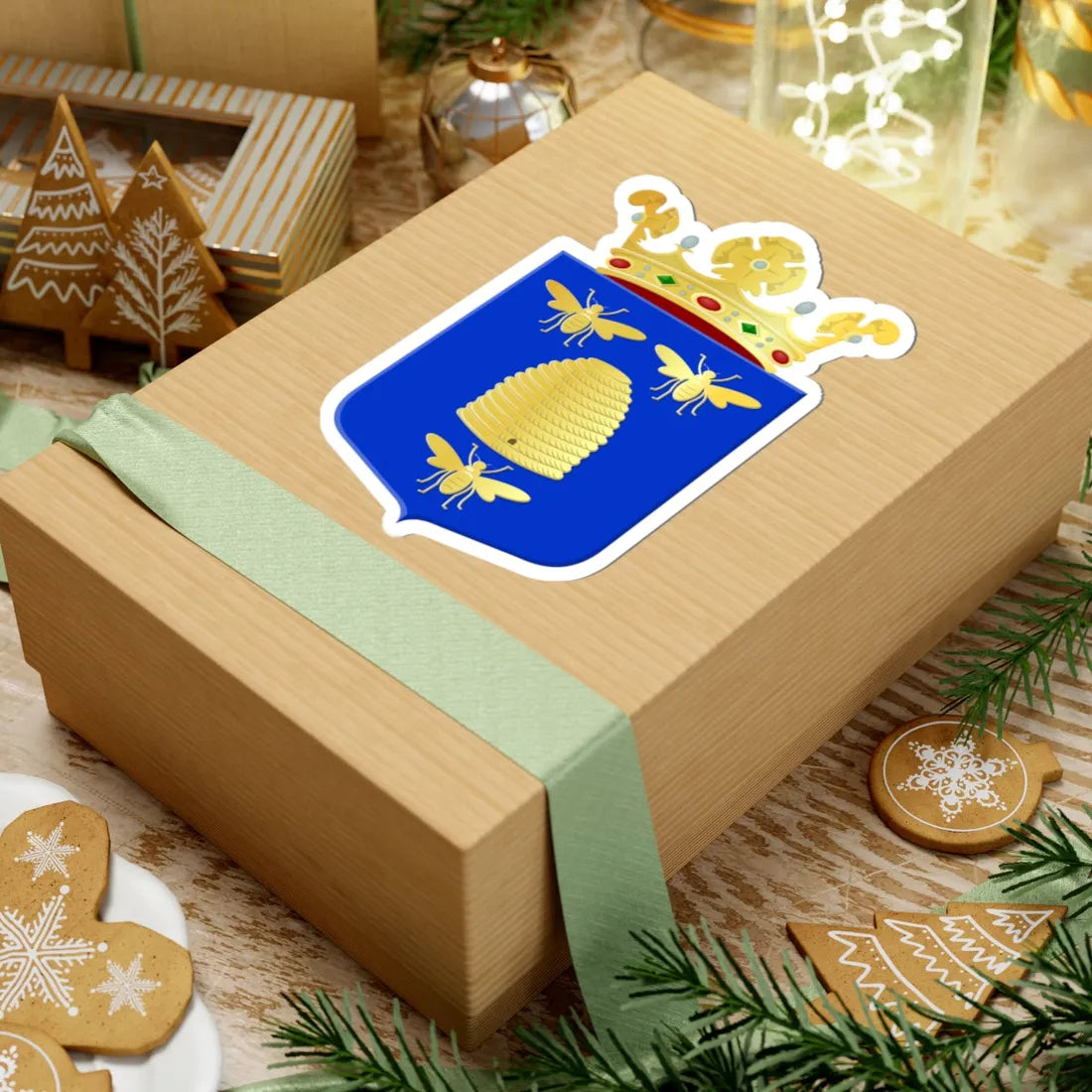 Borne wapen (Netherlands) (Coat of Arms) STICKER Vinyl Kiss-Cut Decal - The Sticker Space