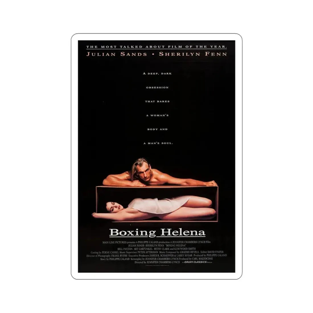 Boxing Helena 1993 Movie Poster STICKER Vinyl Die-Cut Decal - The Sticker Space
