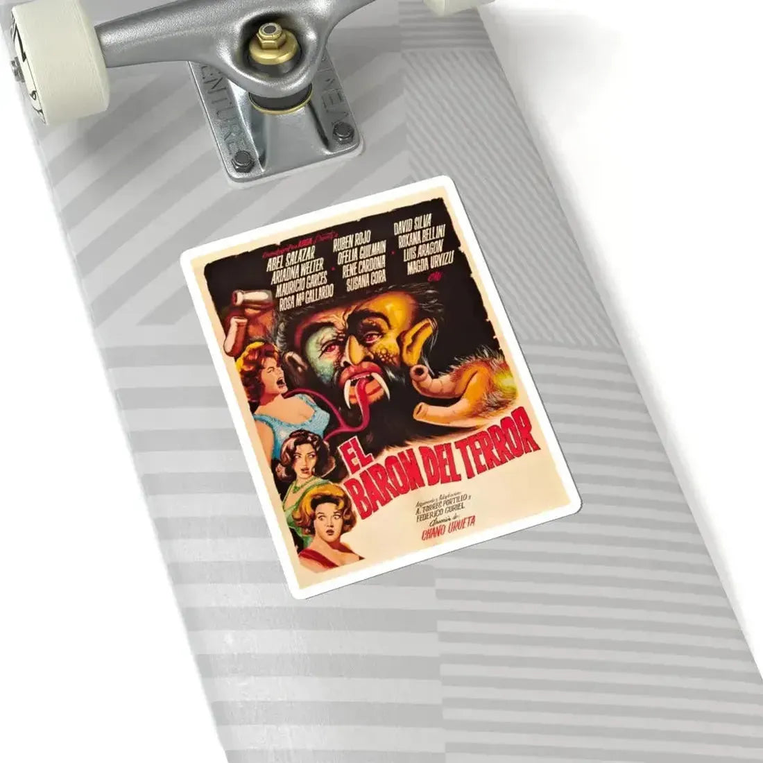 BRAINIAC (BARON OF TERROR) 1962 Movie Poster - STICKER Vinyl Kiss-Cut Decal - The Sticker Space