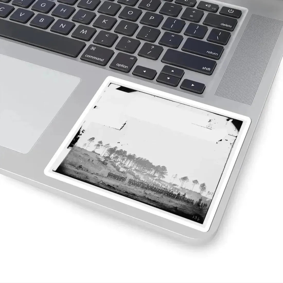 Brandy Station, Virginia. Guard Mount of 114Th Pennsylvania Infantry. 1St Division, 3Rd Corps (U.S. Civil War) STICKER Vinyl Kiss-Cut Decal - The Sticker Space