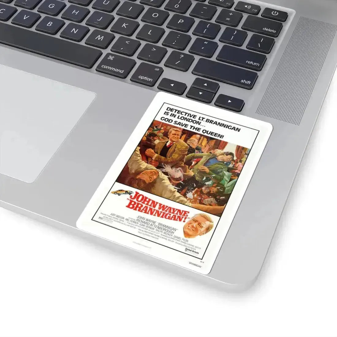 Brannigan 1975 Movie Poster - STICKER Vinyl Kiss-Cut Decal - The Sticker Space