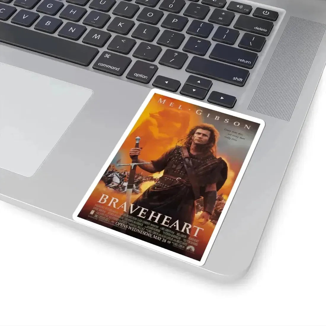Braveheart 1995 Movie Poster - STICKER Vinyl Kiss-Cut Decal - The Sticker Space