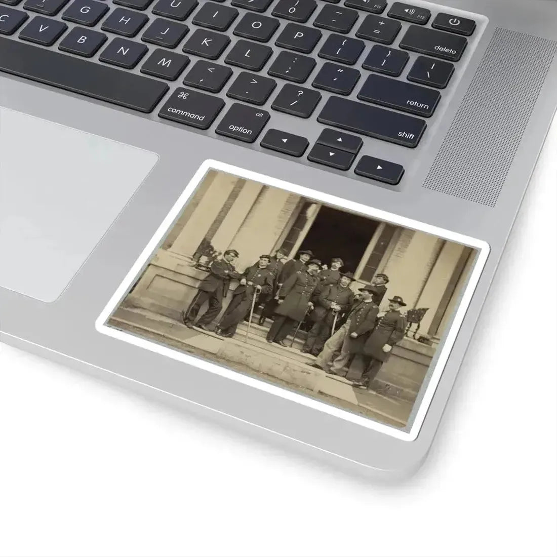 Brevet Major General Chas. Devens and Staff, Richmond, Va., April 1865 (U.S. Civil War) STICKER Vinyl Kiss-Cut Decal - The Sticker Space