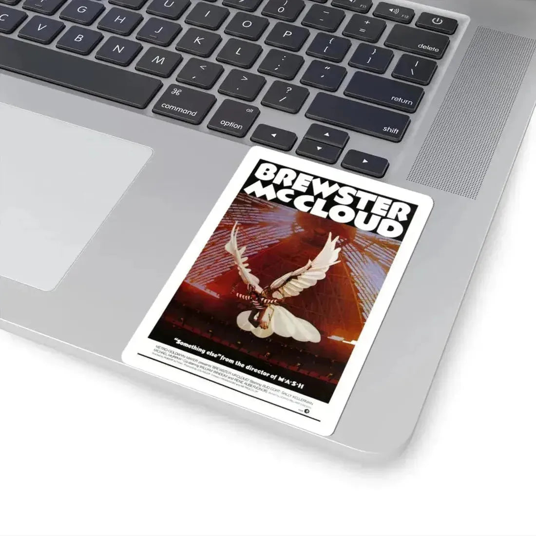 Brewster McCloud 1970 Movie Poster - STICKER Vinyl Kiss-Cut Decal - The Sticker Space