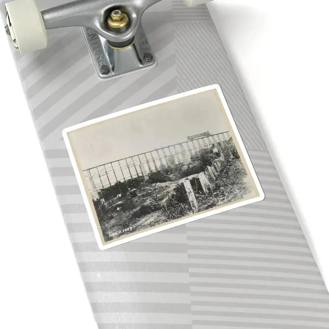 Bridge Over Running Water Creek Destroyed During the Civil War (U.S. Civil War) STICKER Vinyl Kiss-Cut Decal - The Sticker Space