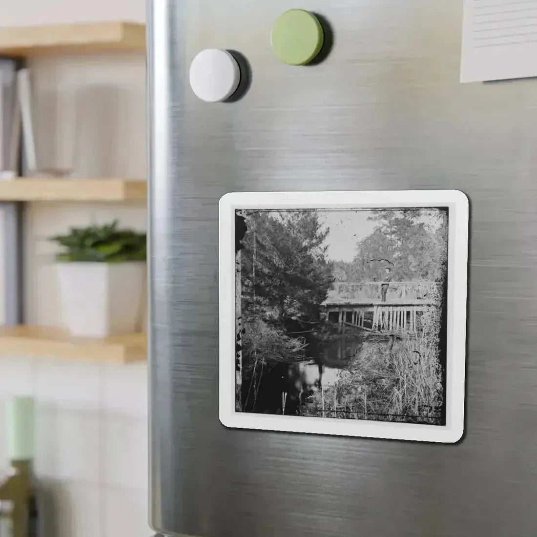 Bridge (U.S. Civil War) Refrigerator Magnet - The Sticker Space