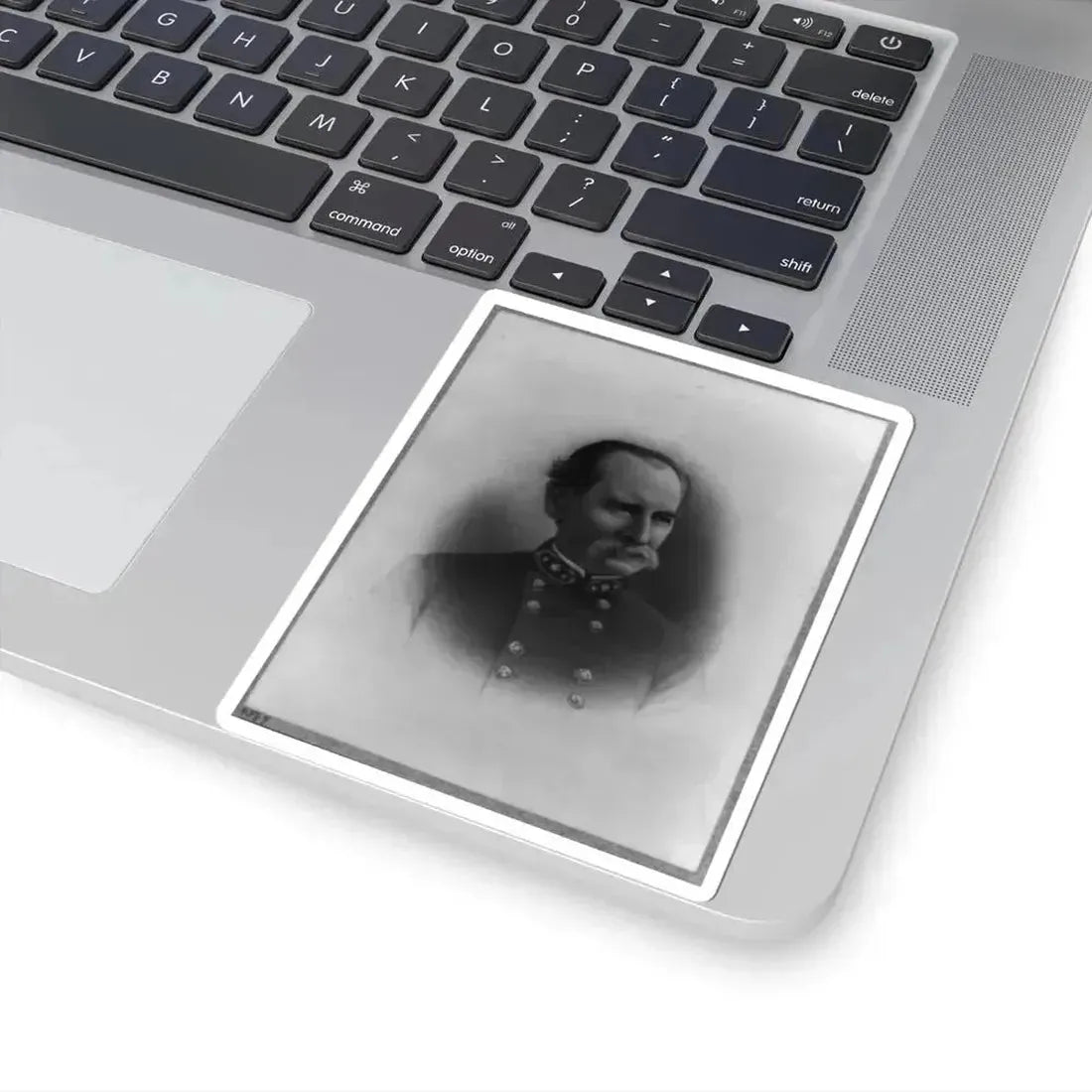 Brig. Gen. M.A. Stovall, Head-and-Shoulders Portrait, Facing Right (U.S. Civil War) STICKER Vinyl Kiss-Cut Decal - The Sticker Space