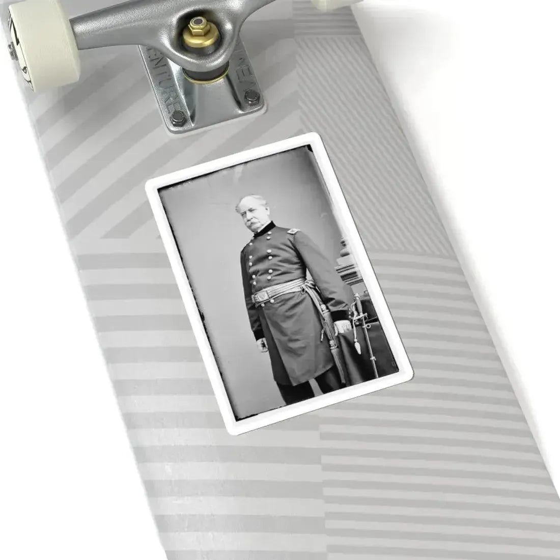 Brig. Gen. Richard S. Satterlee 001 (U.S. Civil War) STICKER Vinyl Kiss-Cut Decal - The Sticker Space