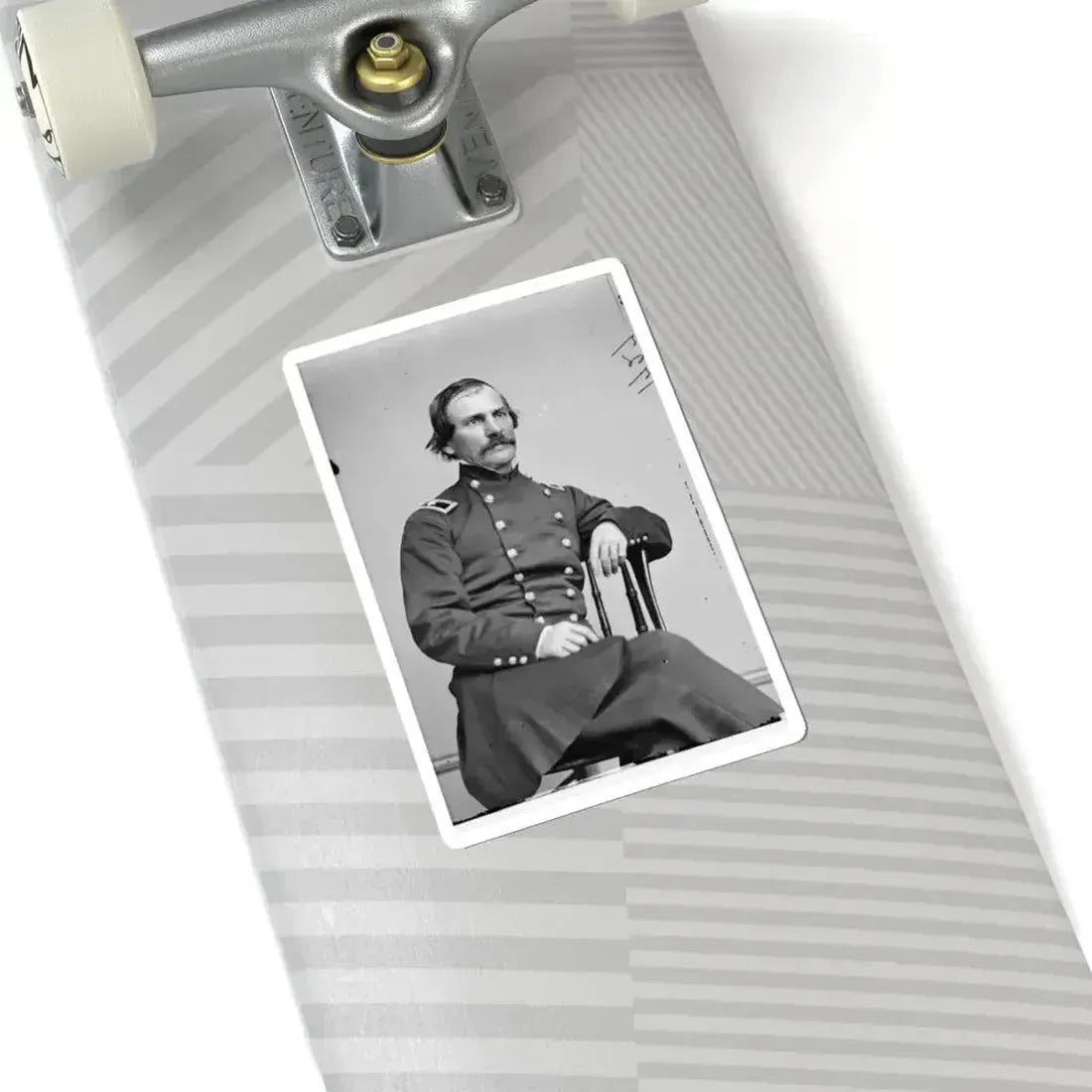 Brig. Gen. Wm Hays 001 (U.S. Civil War) STICKER Vinyl Kiss-Cut Decal - The Sticker Space