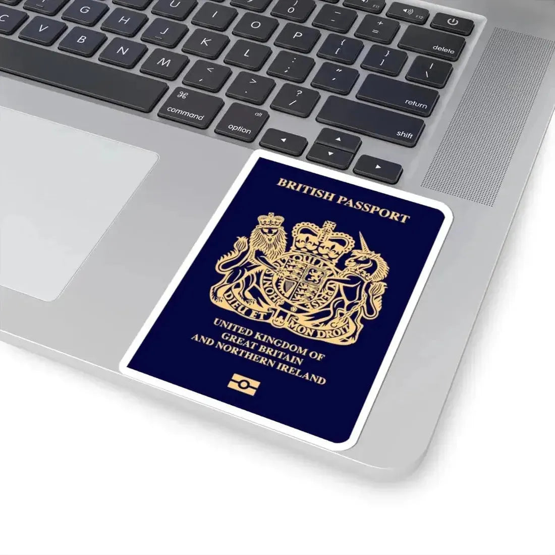 British Passport 2020 - STICKER Vinyl Kiss-Cut Decal - The Sticker Space