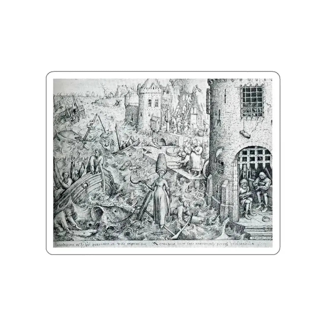 BRUEGEL, Pieter the Elder - 11 (Artwork) STICKER Vinyl Die-Cut Decal - The Sticker Space
