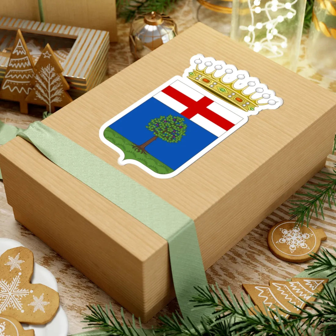 Brugnato-Stemma (Italy) (Coat of Arms) STICKER Vinyl Kiss-Cut Decal - The Sticker Space