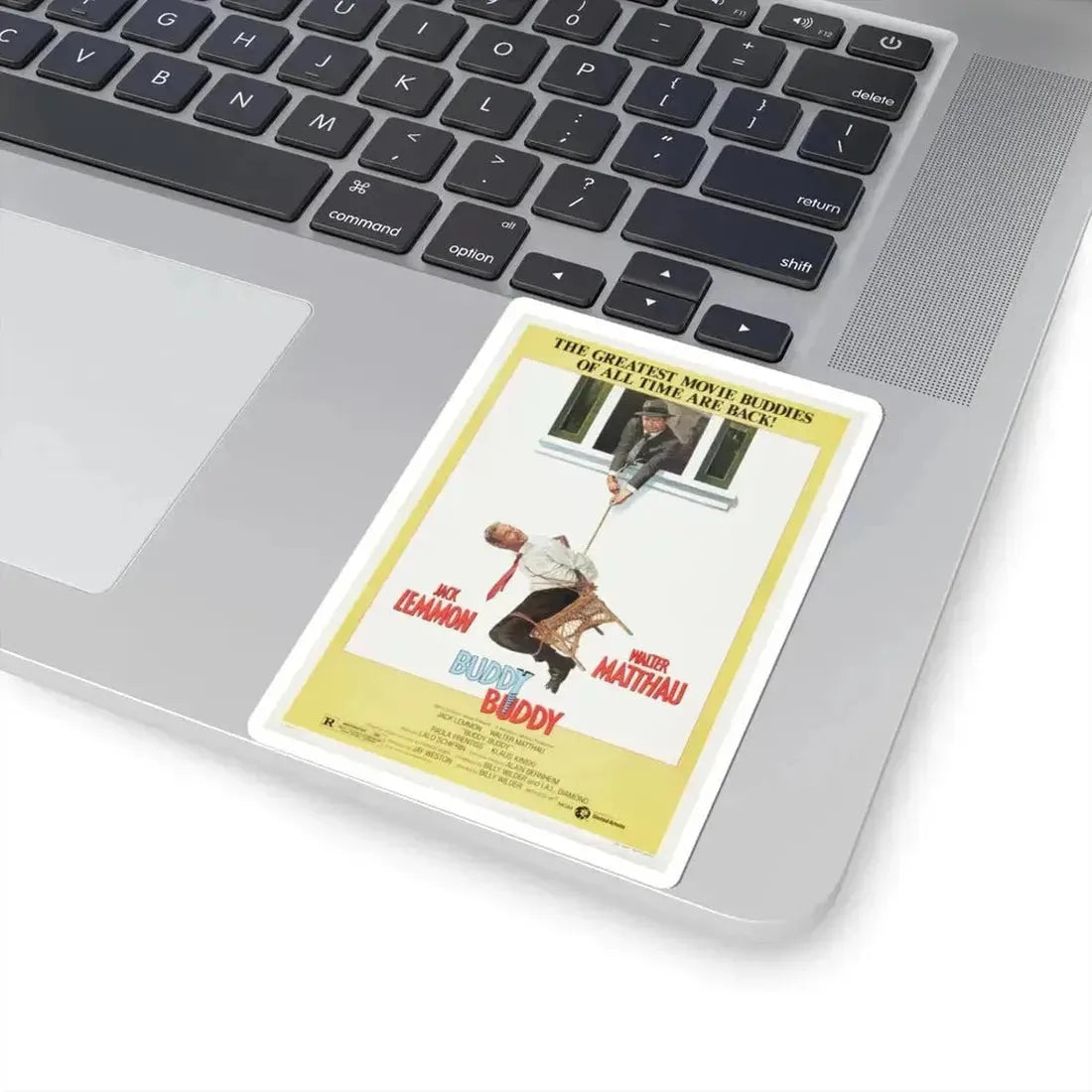 Buddy Buddy 1981 Movie Poster - STICKER Vinyl Kiss-Cut Decal - The Sticker Space