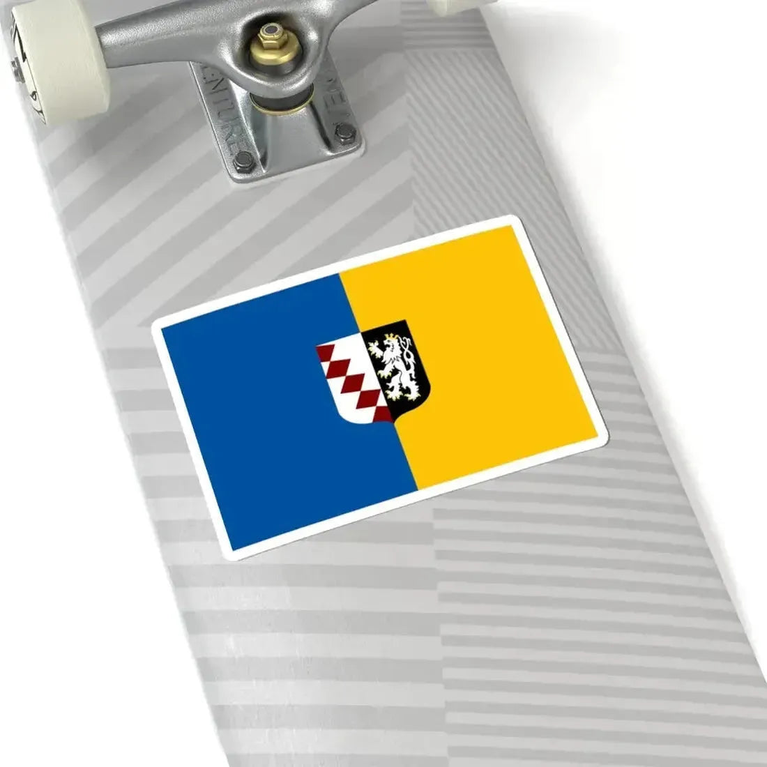 Buggenhout vlag (Belgium) STICKER Vinyl Kiss-Cut Decal - The Sticker Space