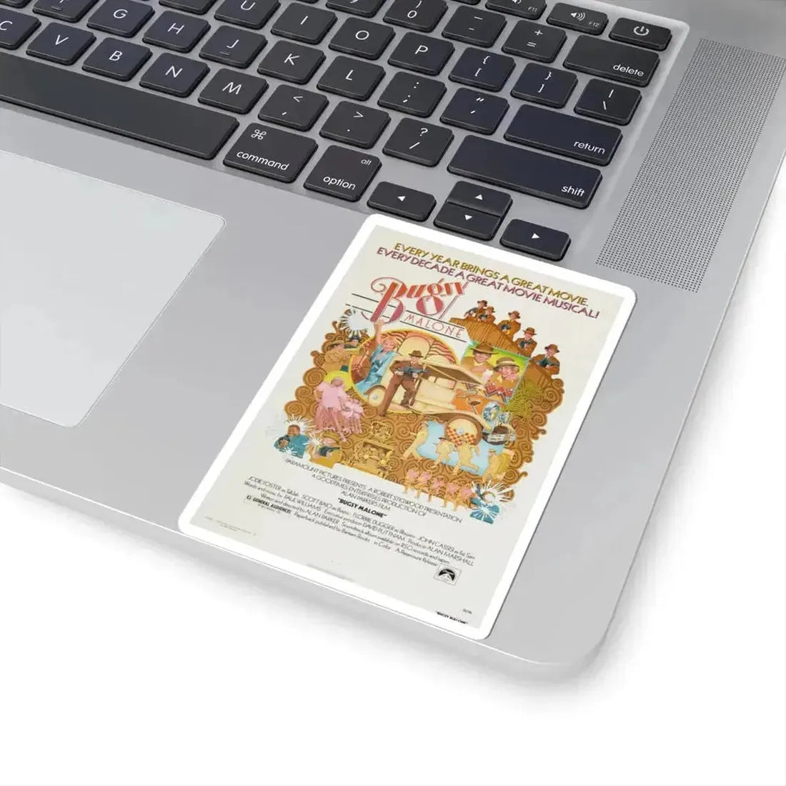 Bugsy Malone 1976 Movie Poster - STICKER Vinyl Kiss-Cut Decal - The Sticker Space