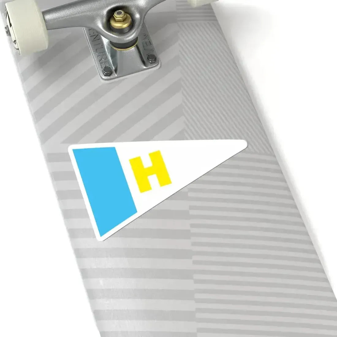 Burgee of Hofstade Zeilclub (Belgium) STICKER Vinyl Kiss-Cut Decal - The Sticker Space