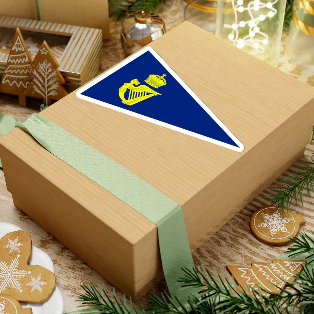 Burgee of Royal Irish YC (Ireland) STICKER Vinyl Kiss-Cut Decal - The Sticker Space