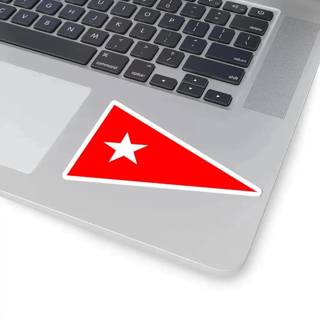 Burgee of Thisted Sejlklub (Denmark) STICKER Vinyl Kiss-Cut Decal - The Sticker Space