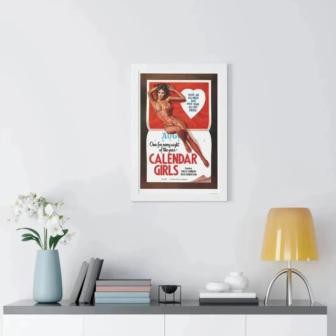 CALENDER GIRLS 1977 - Framed Movie Poster - The Sticker Space