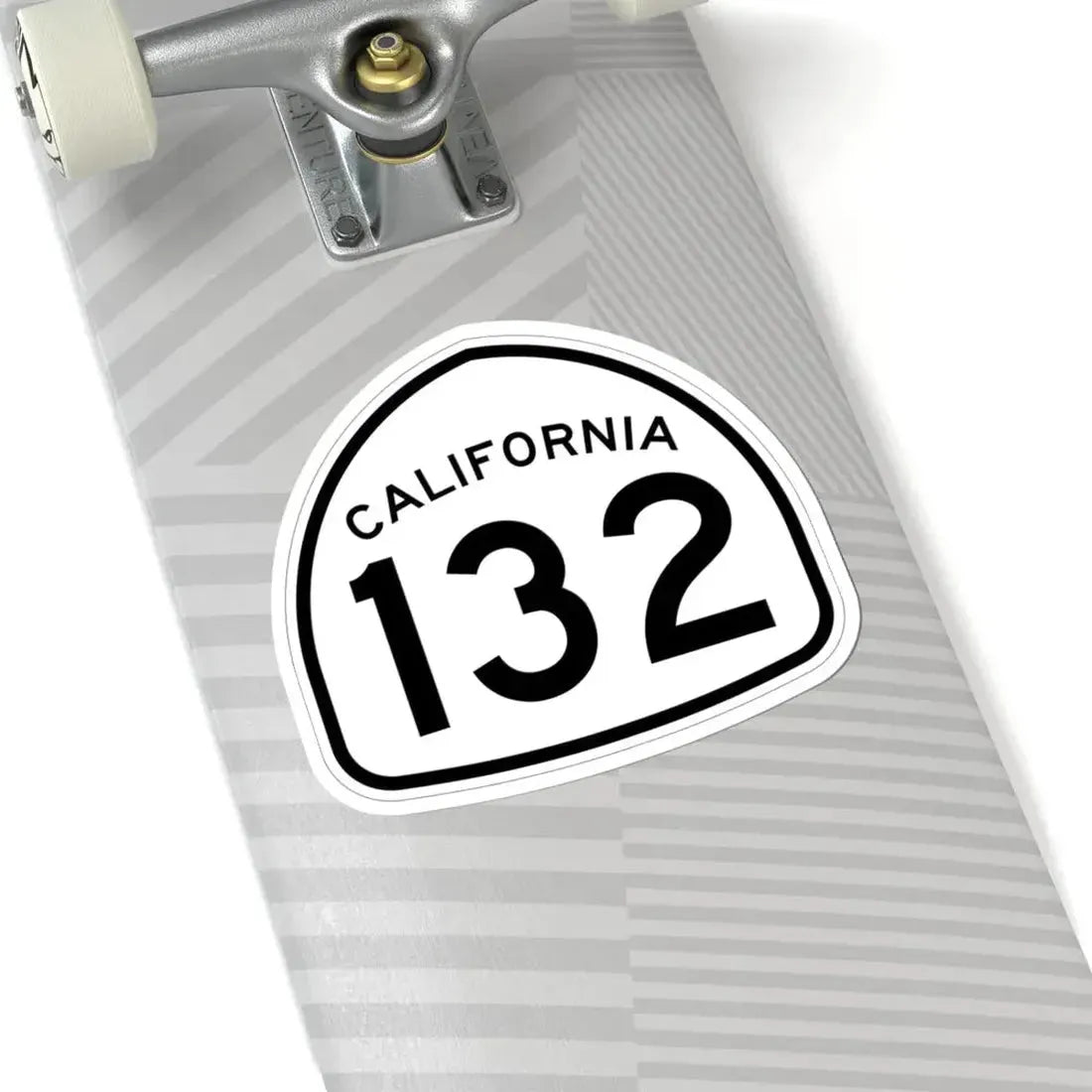 California 132 1957 (California) (Road Sign) STICKER Vinyl Kiss-Cut Decal - The Sticker Space