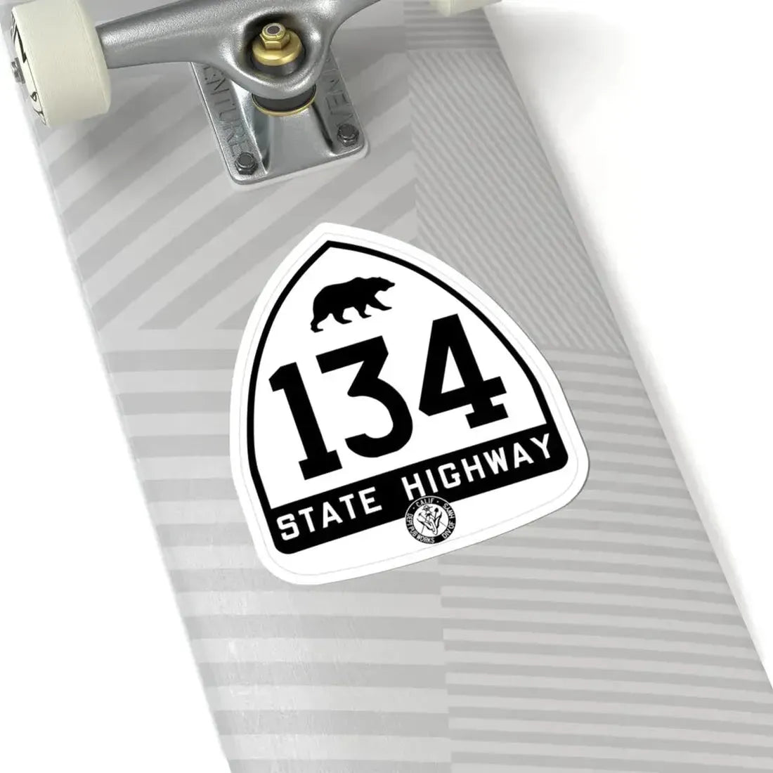 California 134 1948 (California) (Road Sign) STICKER Vinyl Kiss-Cut Decal - The Sticker Space