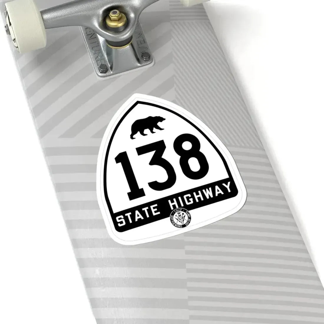 California 138 1948 (California) (Road Sign) STICKER Vinyl Kiss-Cut Decal - The Sticker Space