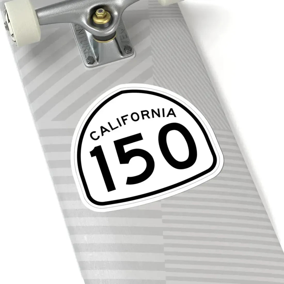 California 150 1957 (California) (Road Sign) STICKER Vinyl Kiss-Cut Decal - The Sticker Space