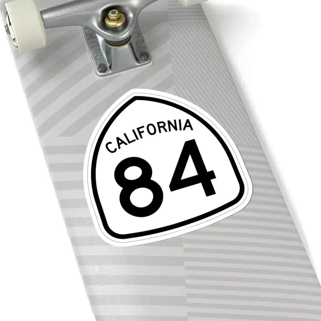 California 84 1957 (California) (Road Sign) STICKER Vinyl Kiss-Cut Decal - The Sticker Space