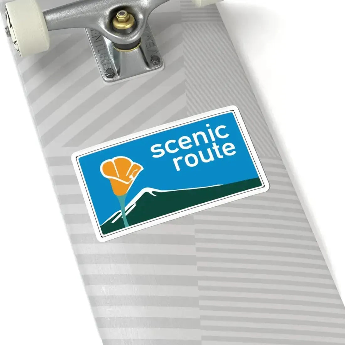 California Scenic Large (California) (Road Sign) STICKER Vinyl Kiss-Cut Decal - The Sticker Space