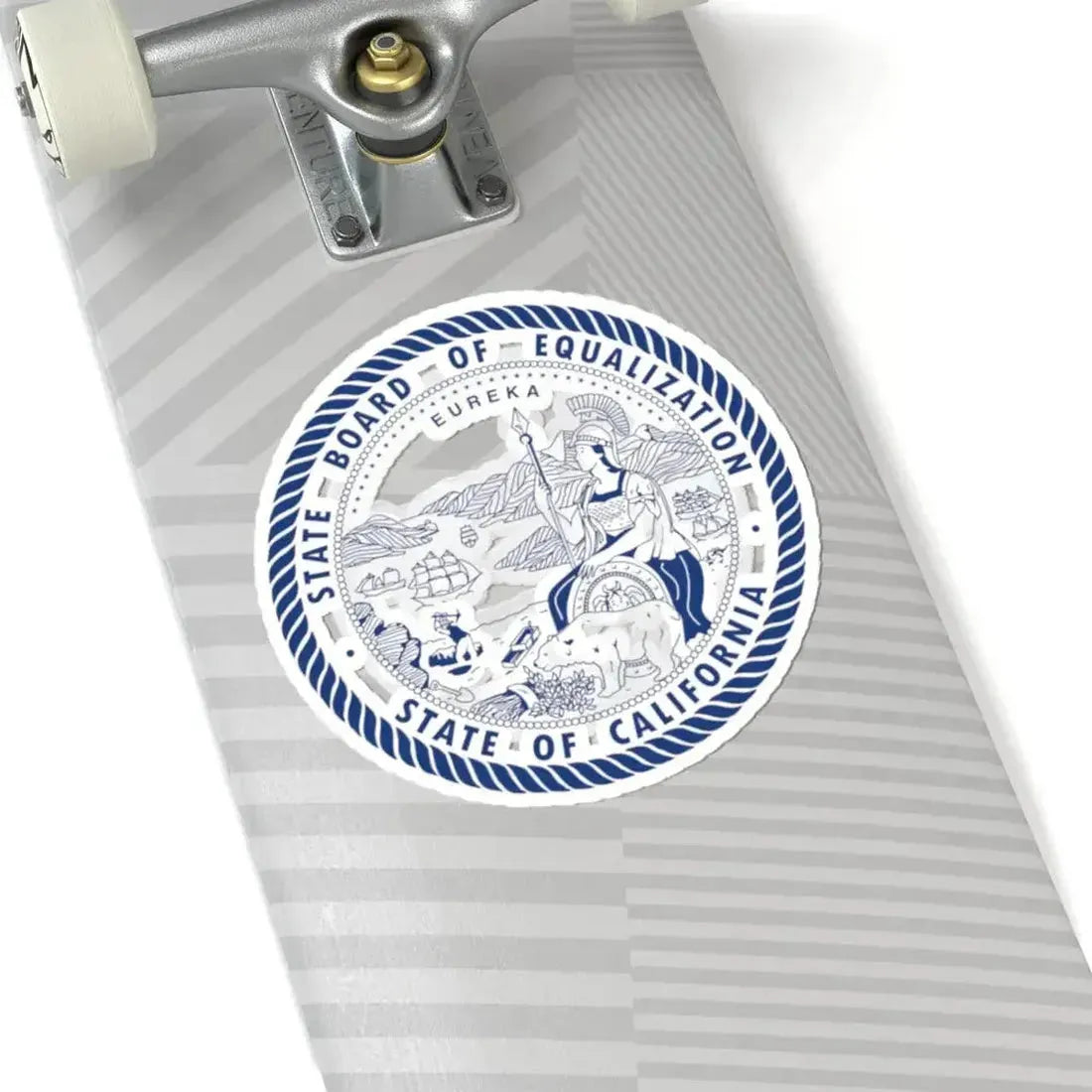 California State Board of Equalization seal (United States) STICKER Vinyl Kiss-Cut Decal - The Sticker Space