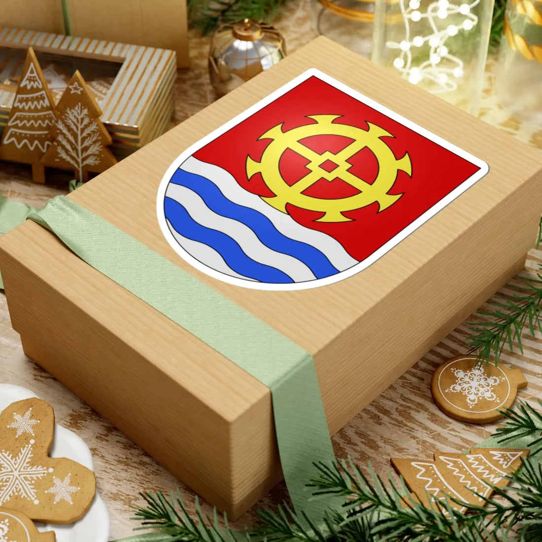 Camorino-coat of arms (Switzerland) (Coat of Arms) STICKER Vinyl Kiss-Cut Decal - The Sticker Space