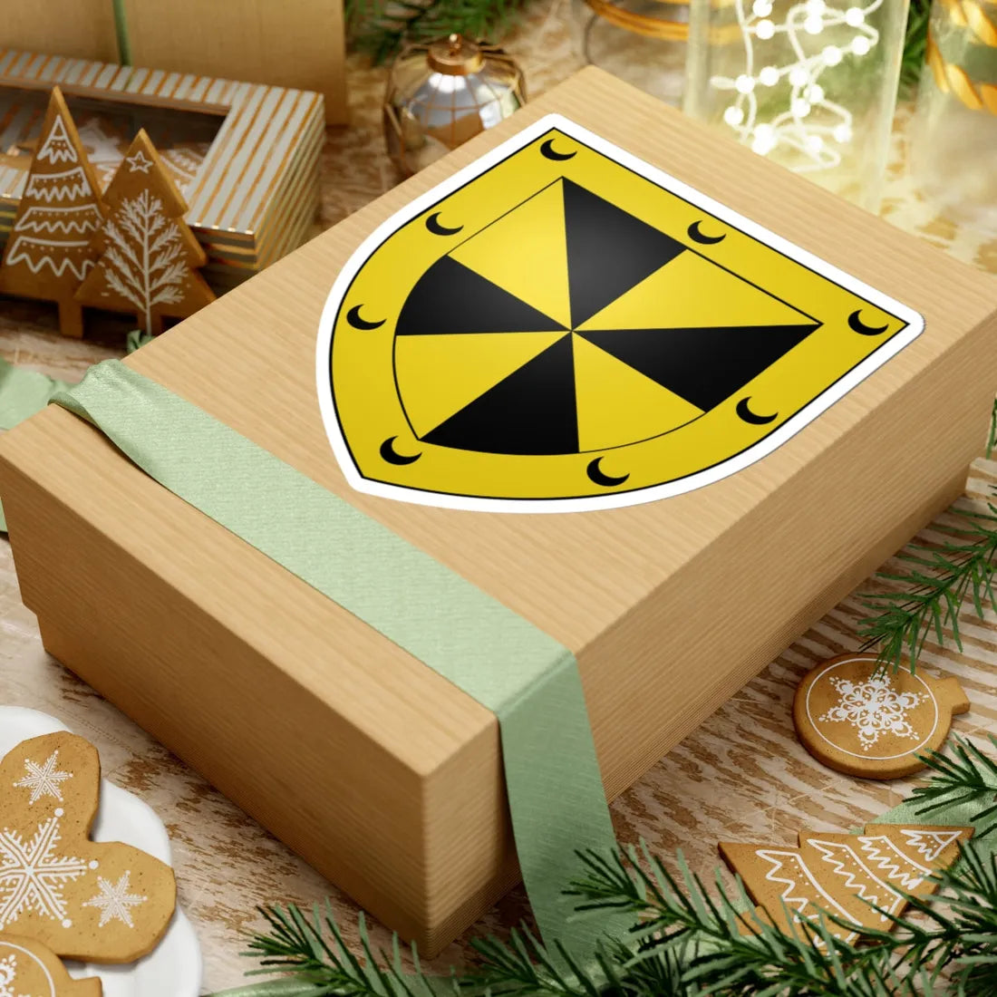 Campbell of Auchawillig arms (Scotland) (Coat of Arms) STICKER Vinyl Kiss-Cut Decal - The Sticker Space