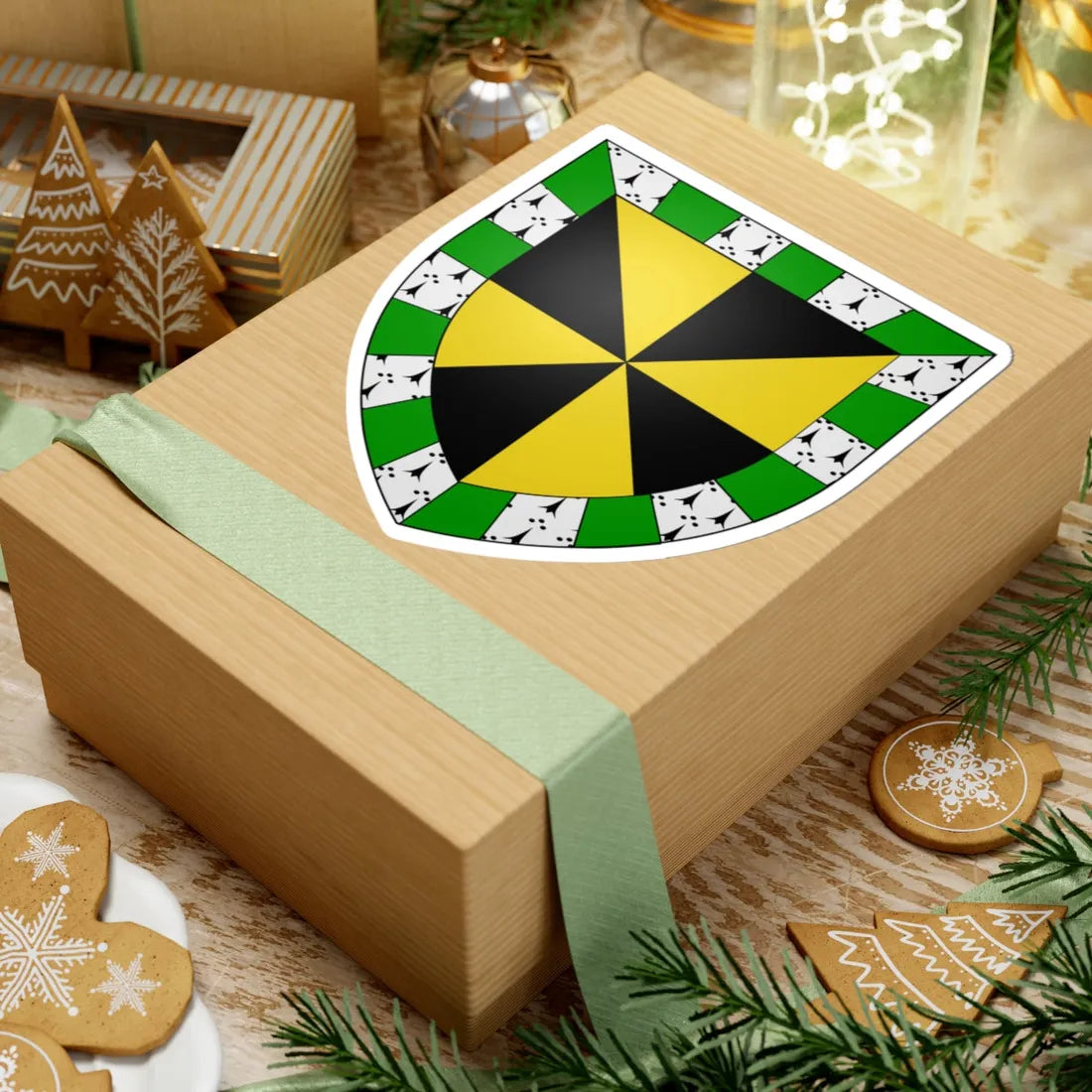 Campbell of Auchinbreck arms (Scotland) (Coat of Arms) STICKER Vinyl Kiss-Cut Decal - The Sticker Space