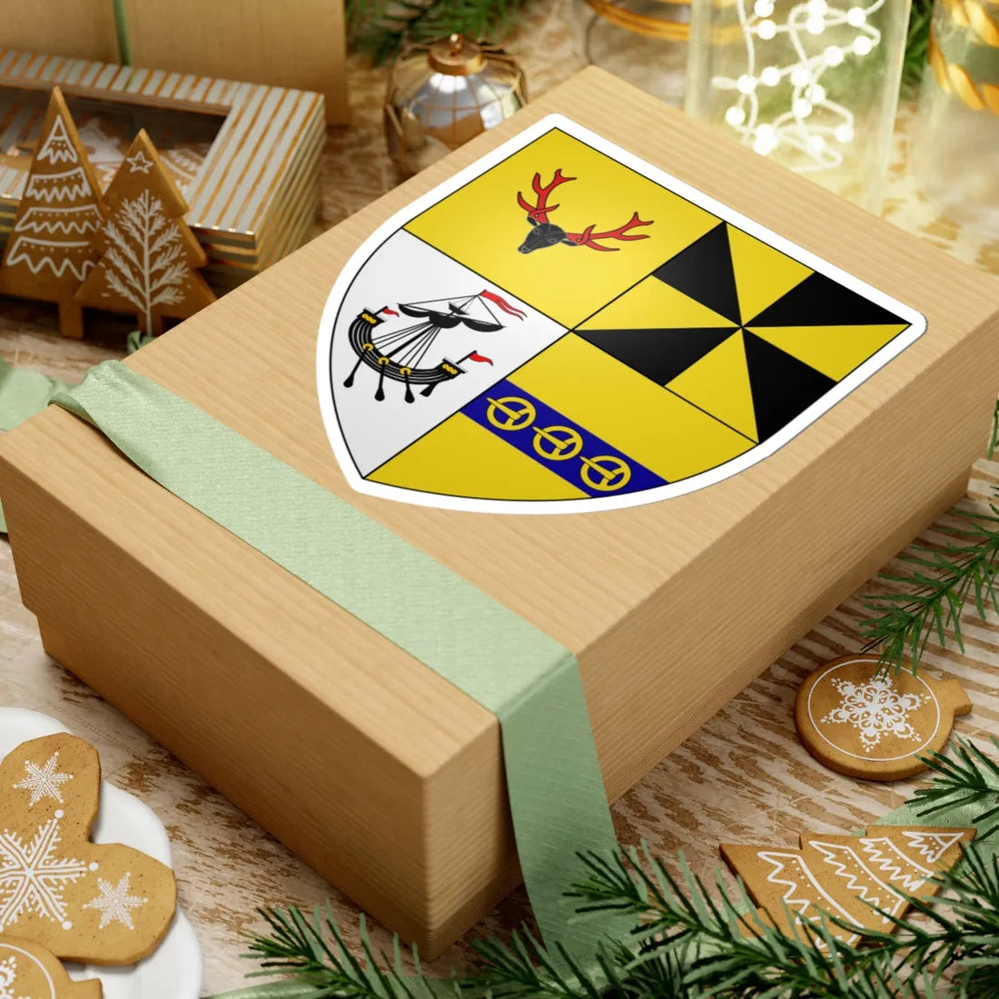 Campbell of Cawdor arms (Scotland) (Coat of Arms) STICKER Vinyl Kiss-Cut Decal - The Sticker Space