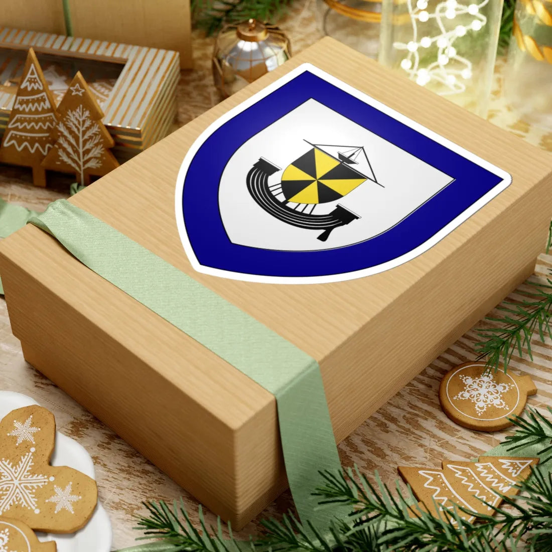 Campbell of Inverneil arms (Scotland) (Coat of Arms) STICKER Vinyl Kiss-Cut Decal - The Sticker Space