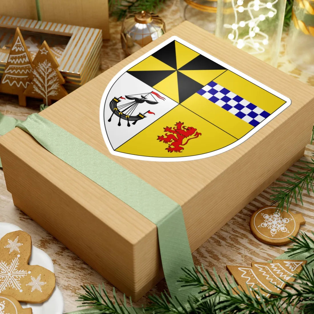 Campbell of Lochdochart arms (Scotland) (Coat of Arms) STICKER Vinyl Kiss-Cut Decal - The Sticker Space