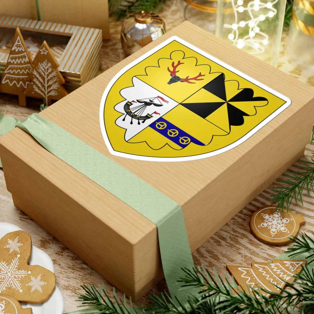 Campbell of Moy arms (Scotland) (Coat of Arms) STICKER Vinyl Kiss-Cut Decal - The Sticker Space