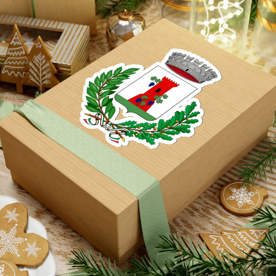 Campomorone-Stemma (Italy) (Coat of Arms) STICKER Vinyl Kiss-Cut Decal - The Sticker Space